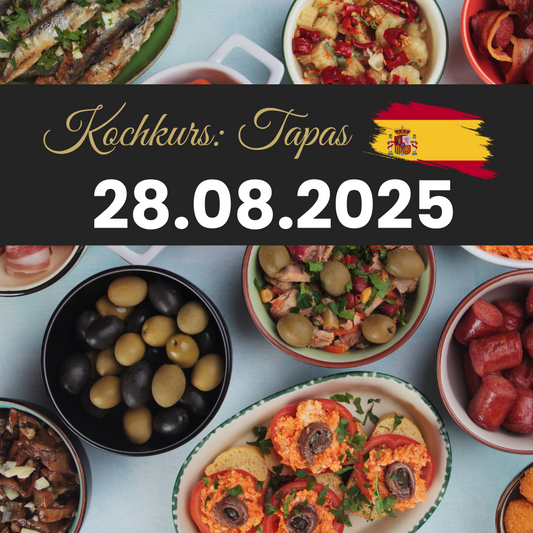 Kochkurs: Tapas - 28.08.2025