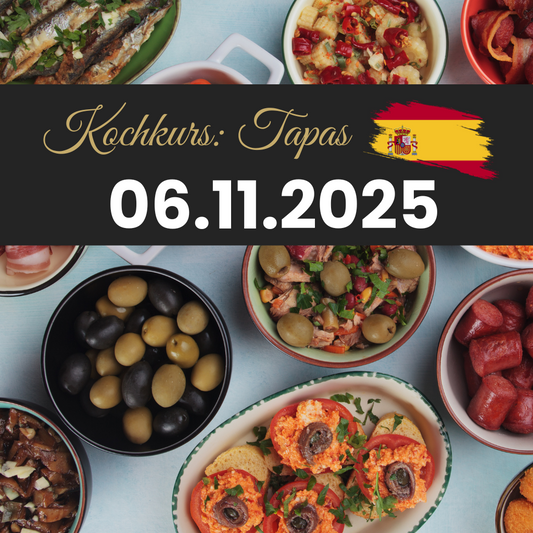 Kochkurs: Tapas - 06.11.2025
